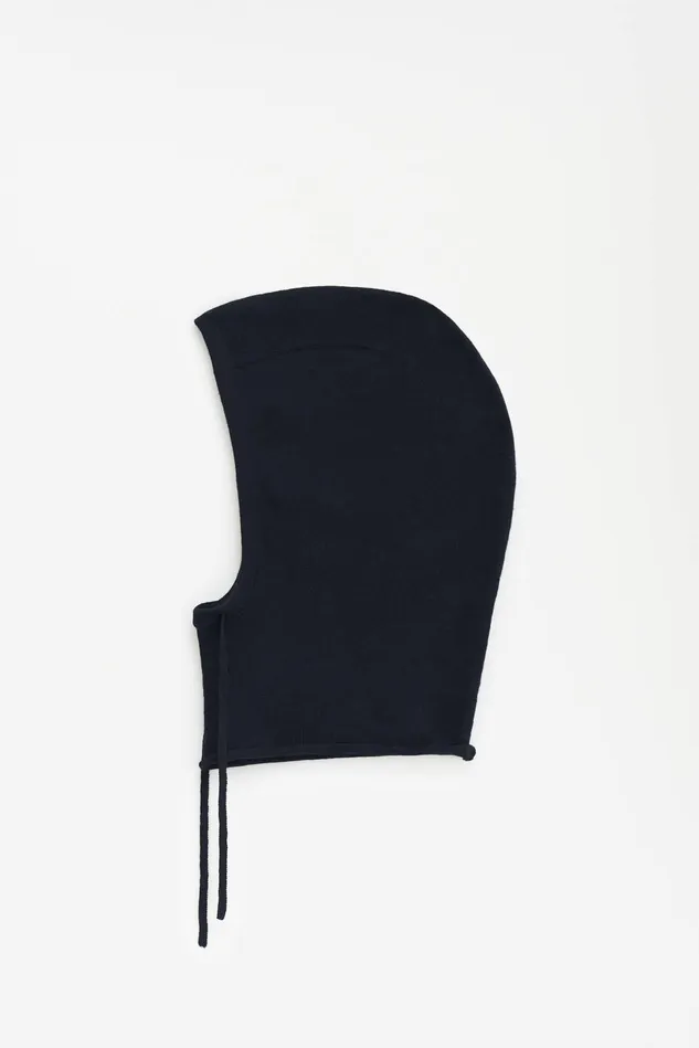 Women Merino Hood Hat Black Filippa K Hats and Scarves