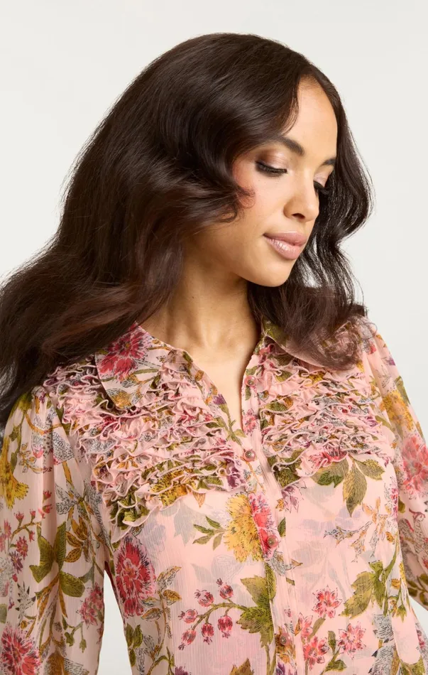 Women Mini Cinq Sept Barnes Dress Soft Pink Multi