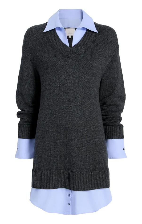 Women Mini Cinq Sept Santina Dress Charcoalraincloud