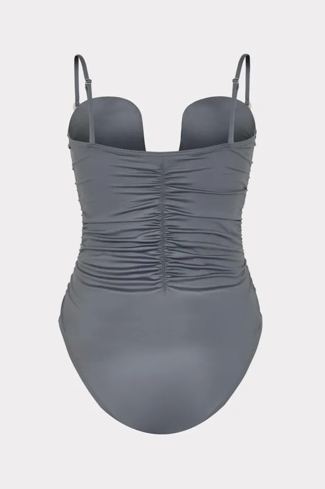 Women One Piece Swimsuits Milly Ragatta One Piece Grey Women One Piece Swimsuits Milly Ragatta One Piece Grey