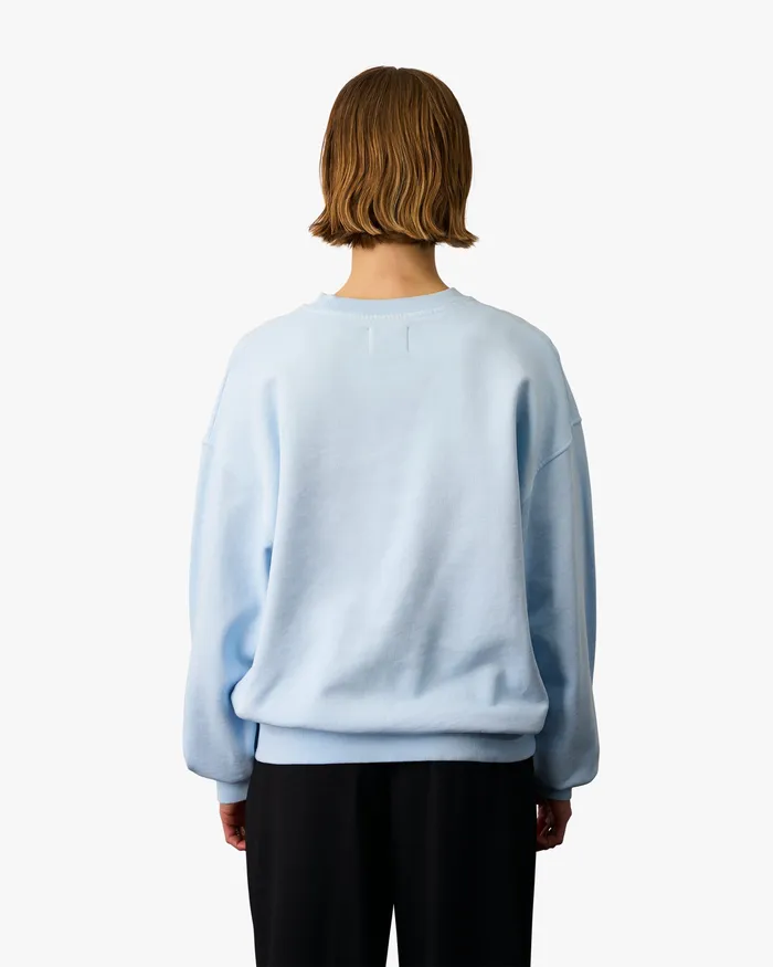 Women Organic Oversized Crew 8211 Faded Black Crewneck Sweatshirts Colorfulstandard