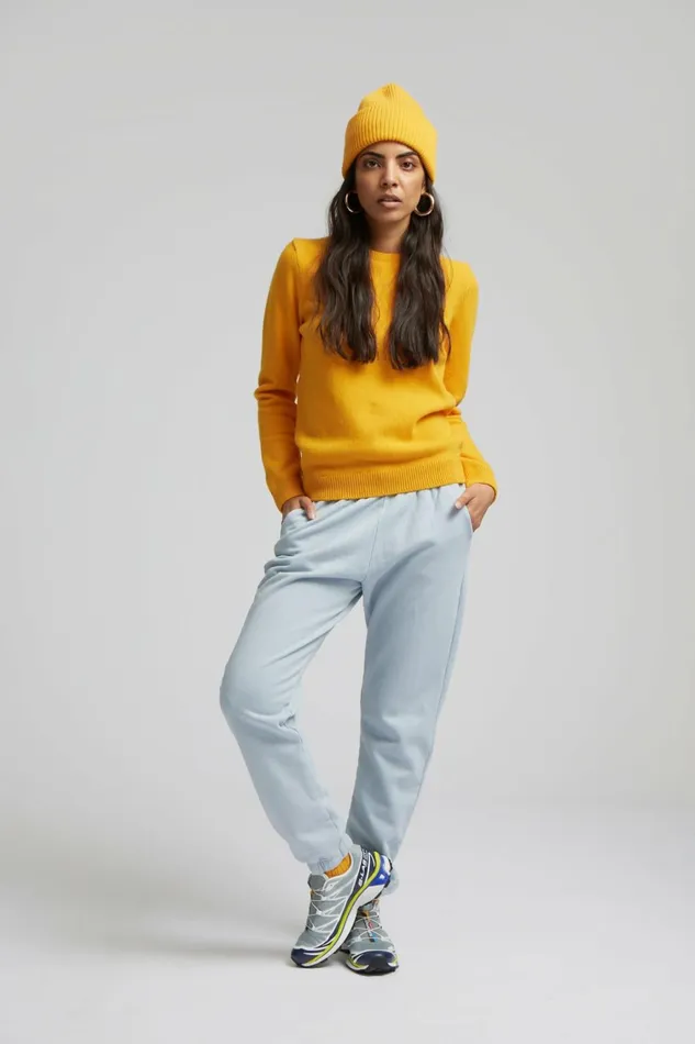 Women Organic Sweatpants Cherry Blossom Colorful Standard Sweatpants