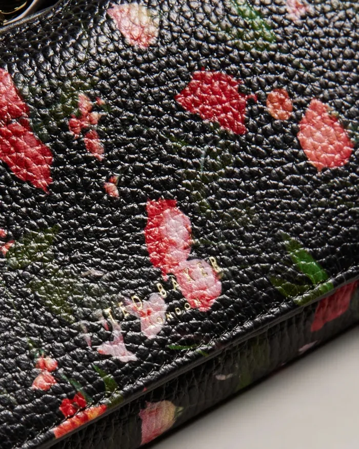 Women OTILINE 8211 Floral Print Bobble Purse Black Ted Baker Purses and Cardholders Women OTILINE 8211 Floral Print Bobble Purse Black Ted Baker Purses and Cardholders