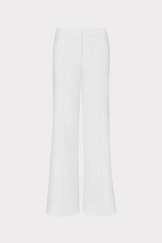 Women Pants Milly Nash Cady Pants Ecru