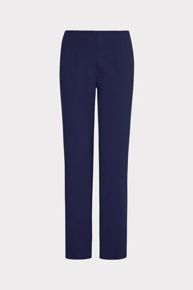 Women Pants Milly Nicole Ponte Pants Navy