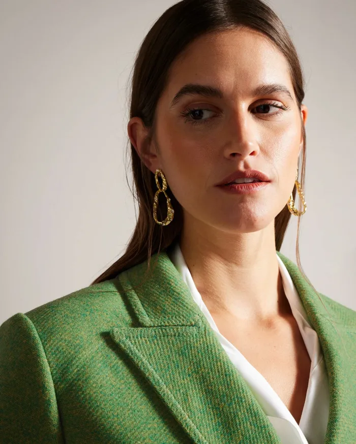 Women RACHILL 8211 Oversized Double Breasted Blazer Coat Medium Green Ted Baker Coats and Jackets Women RACHILL 8211 Oversized Double Breasted Blazer Coat Medium Green Ted Baker Coats and Jackets