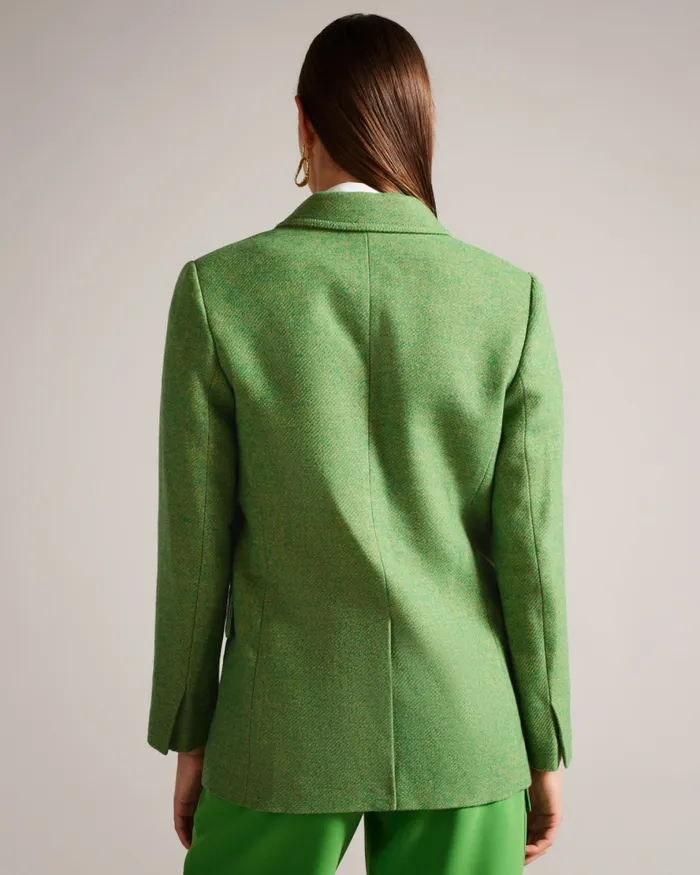 Women RACHILL 8211 Oversized Double Breasted Blazer Coat Medium Green Ted Baker Coats and Jackets Women RACHILL 8211 Oversized Double Breasted Blazer Coat Medium Green Ted Baker Coats and Jackets