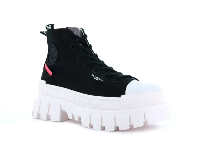 Women REVOLT HI TX Black Marshmallow PALLADIUM Boots Women REVOLT HI TX Black Marshmallow PALLADIUM Boots