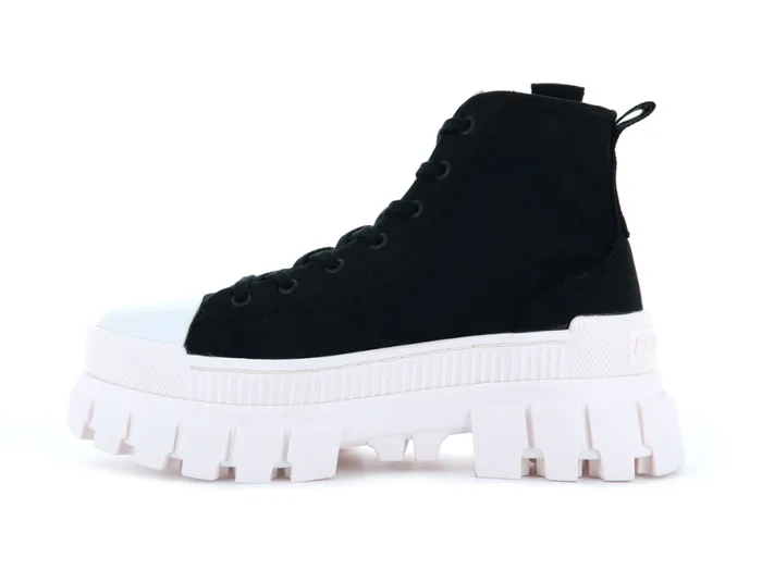 Women REVOLT HI TX Black Marshmallow PALLADIUM Boots Women REVOLT HI TX Black Marshmallow PALLADIUM Boots