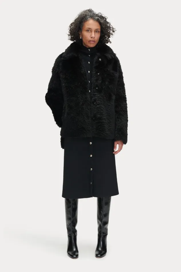 Women Scarves Hats Rachel Comey Shearling Beanie Olive Women Scarves Hats Rachel Comey Shearling Beanie Olive