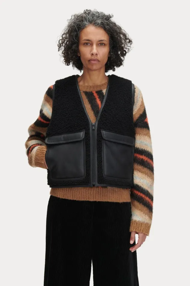 Women Scarves Hats Rachel Comey Shearling Beanie Olive Women Scarves Hats Rachel Comey Shearling Beanie Olive
