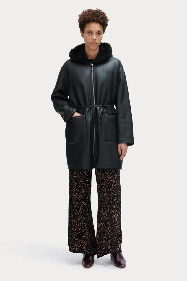 Women Scarves Hats Rachel Comey Shearling Beanie Olive Women Scarves Hats Rachel Comey Shearling Beanie Olive