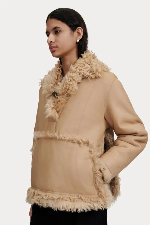 Women Scarves Hats Rachel Comey Shearling Beanie Olive Women Scarves Hats Rachel Comey Shearling Beanie Olive