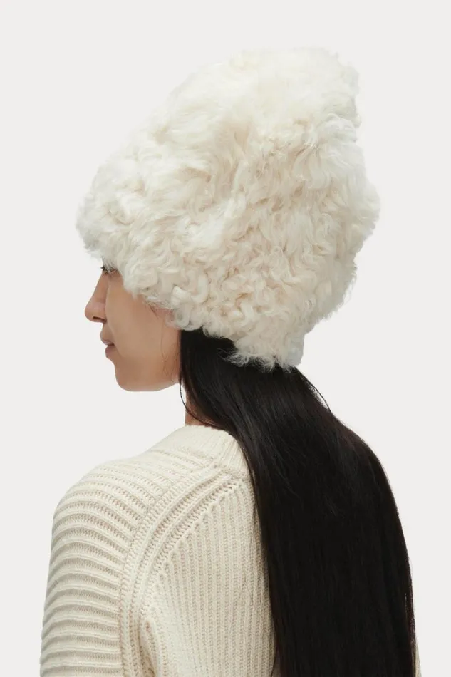 Women Scarves Hats Rachel Comey Shearling Beanie Olive Women Scarves Hats Rachel Comey Shearling Beanie Olive