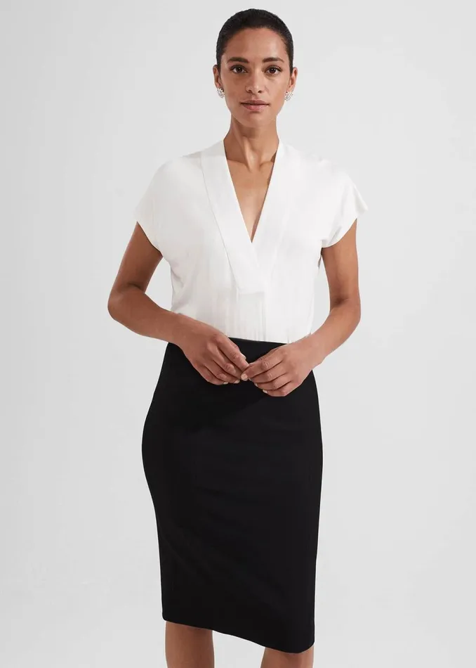 Women Skirts Hobbs Petite Charley Skirt Black