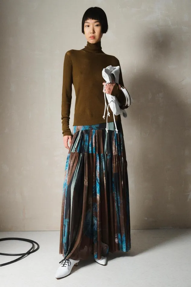 Women Skirts Shorts Rachel Comey Flock Skirt Brown