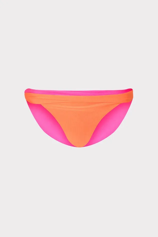 Women Swim and Coverups Milly Scala Reversible Bikini Bottom Pinkorange Women Swim and Coverups Milly Scala Reversible Bikini Bottom Pinkorange