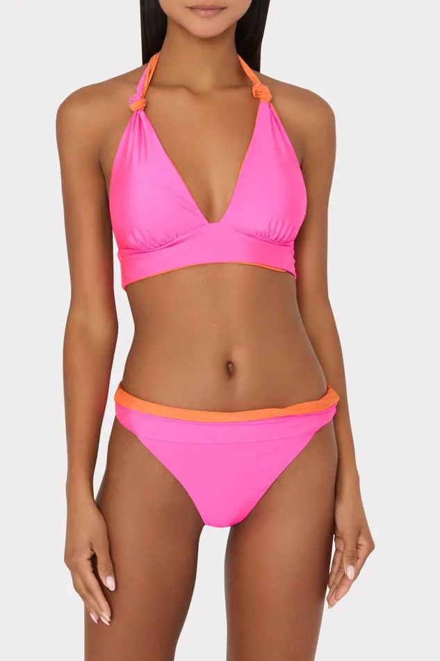 Women Swim and Coverups Milly Scala Reversible Bikini Bottom Pinkorange Women Swim and Coverups Milly Scala Reversible Bikini Bottom Pinkorange