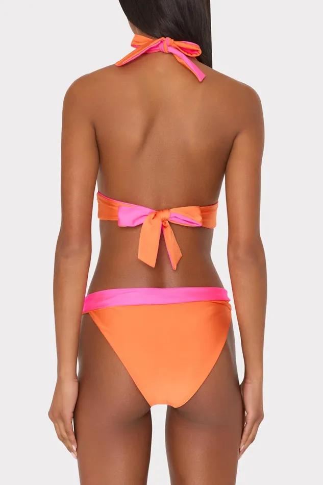 Women Swim and Coverups Milly Scala Reversible Bikini Bottom Pinkorange Women Swim and Coverups Milly Scala Reversible Bikini Bottom Pinkorange