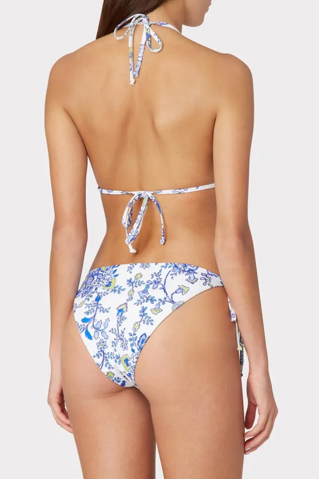 Women Swim and Coverups Milly Sketched Paisley Millie String Bikini Bottom Blue Multi Women Swim and Coverups Milly Sketched Paisley Millie String Bikini Bottom Blue Multi