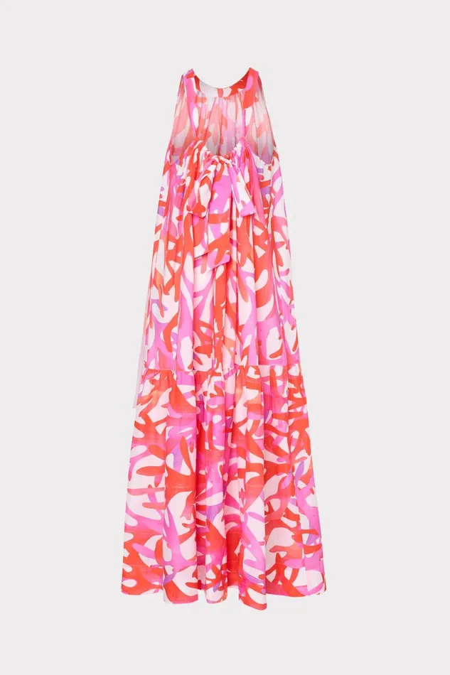 Women Swim and Coverups Milly Under The Sea Halter Maxi CoverUp Dress Pink Multi Women Swim and Coverups Milly Under The Sea Halter Maxi CoverUp Dress Pink Multi