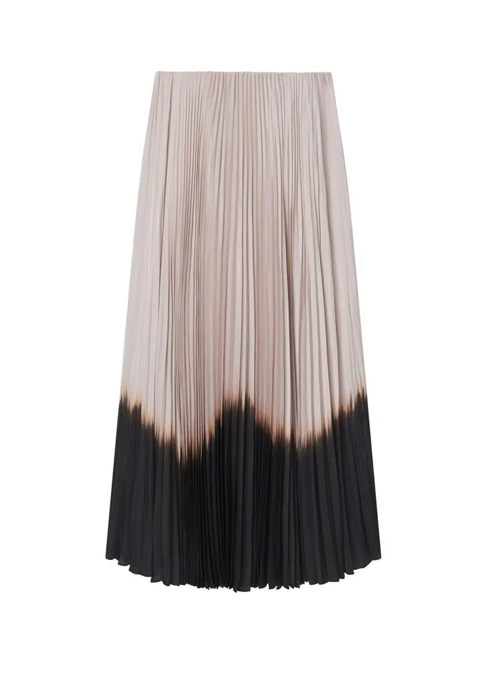 Women Tatum Pleated Midi Skirt Oysterblack ALC Skirts