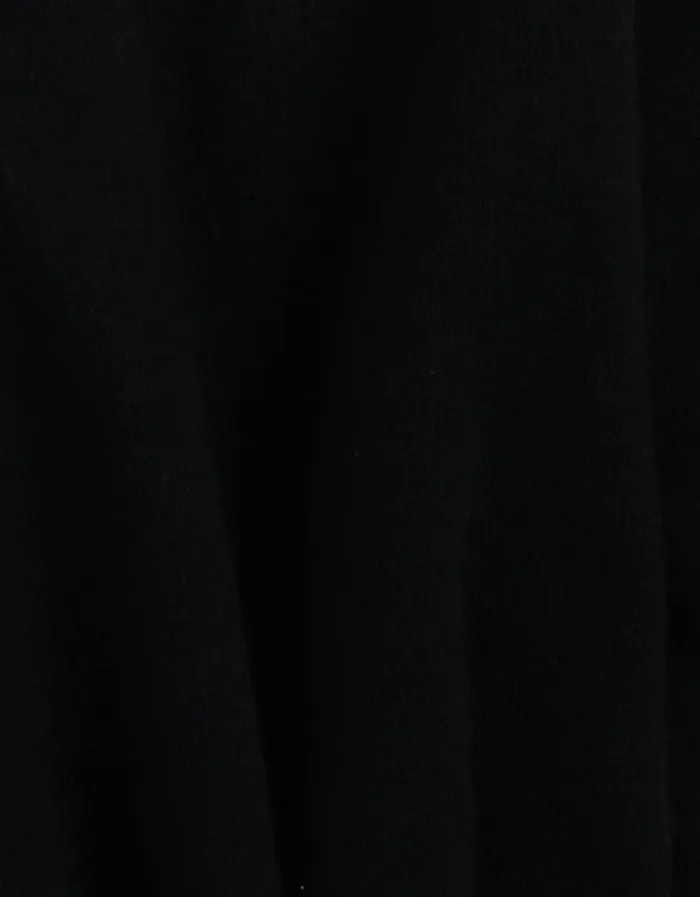 Women Women Classic Merino Wool Crew Deep Black Colorful Standard Knit Sweaters