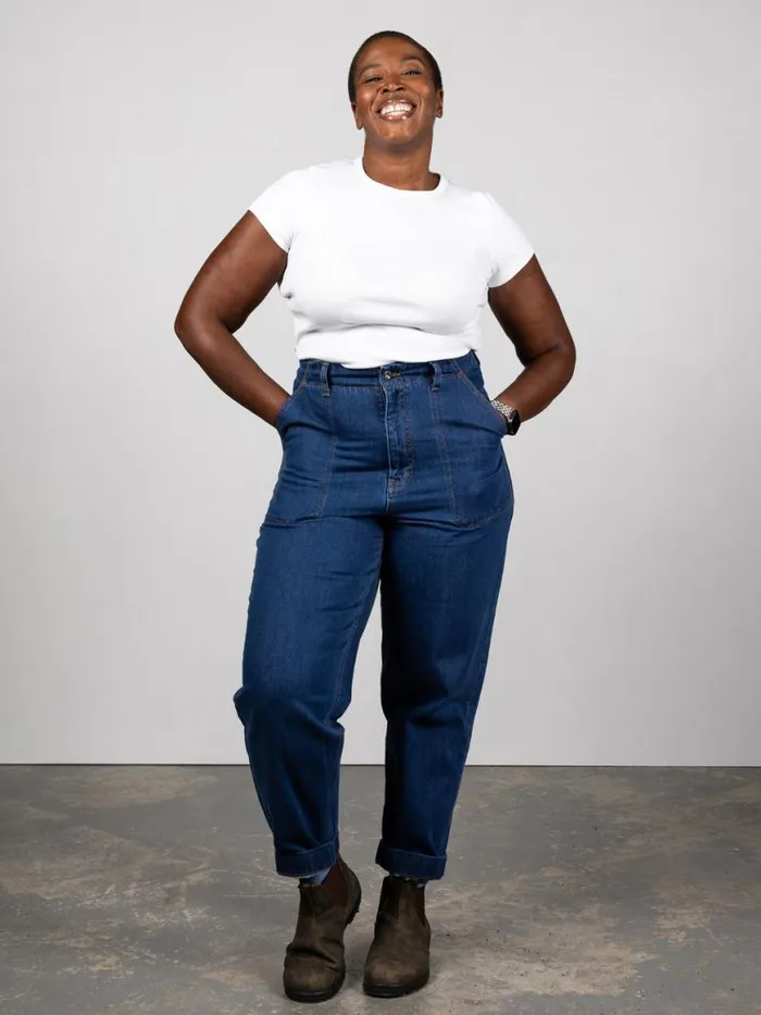 Women Yarrel Jean Retro Indigo Finisterre Trousers and Leggings