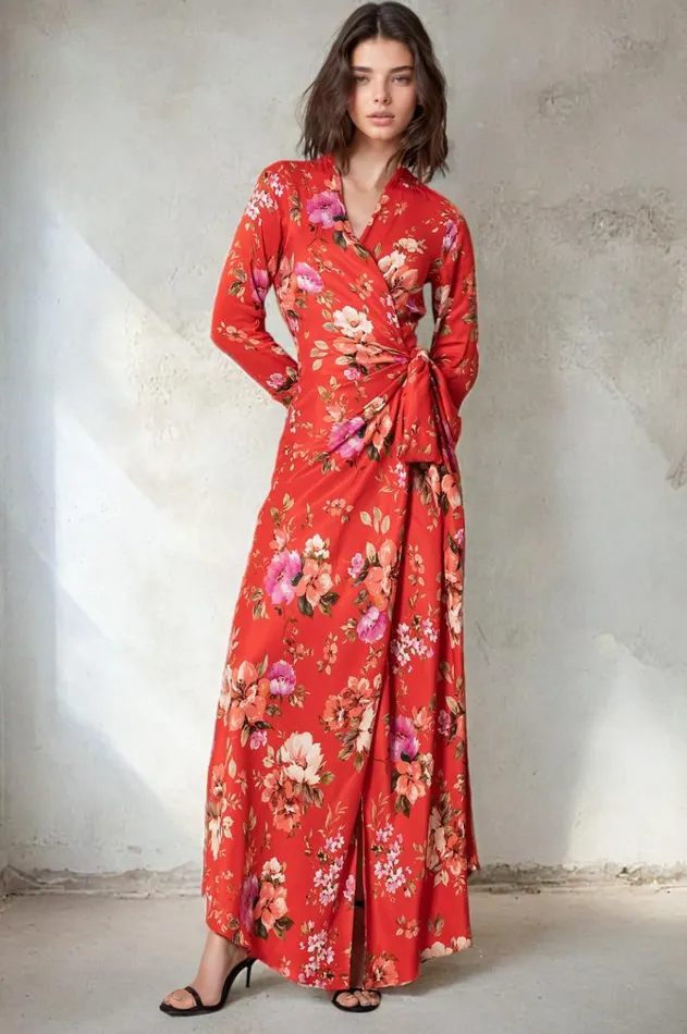Women YUMI KIM Dresses AKIRA DRESS Red Dawn