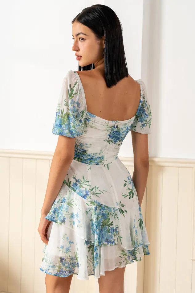 Women YUMI KIM Dresses ELEKTRA DRESS Magic Blossom Ivory