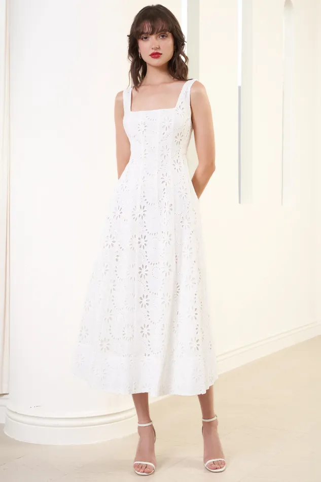 Women YUMI KIM Dresses FREYA DRESS Athens Eyelet