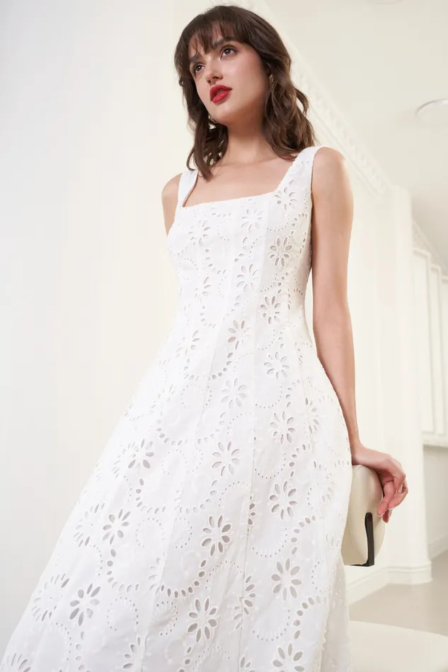 Women YUMI KIM Dresses FREYA DRESS Athens Eyelet