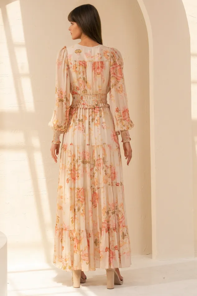 Women YUMI KIM Dresses FRIDA MAXI DRESS Morning Rose Dawn