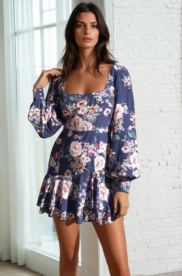Women YUMI KIM Dresses HEY JUDE DRESS Silkwood Navy