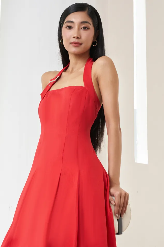 Women YUMI KIM Dresses JOANNA LINEN DRESS Red