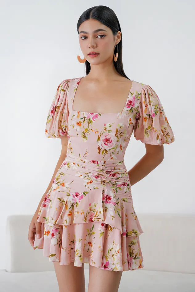 Women YUMI KIM Dresses LIZZIE DRESS Floral Dawn Blush