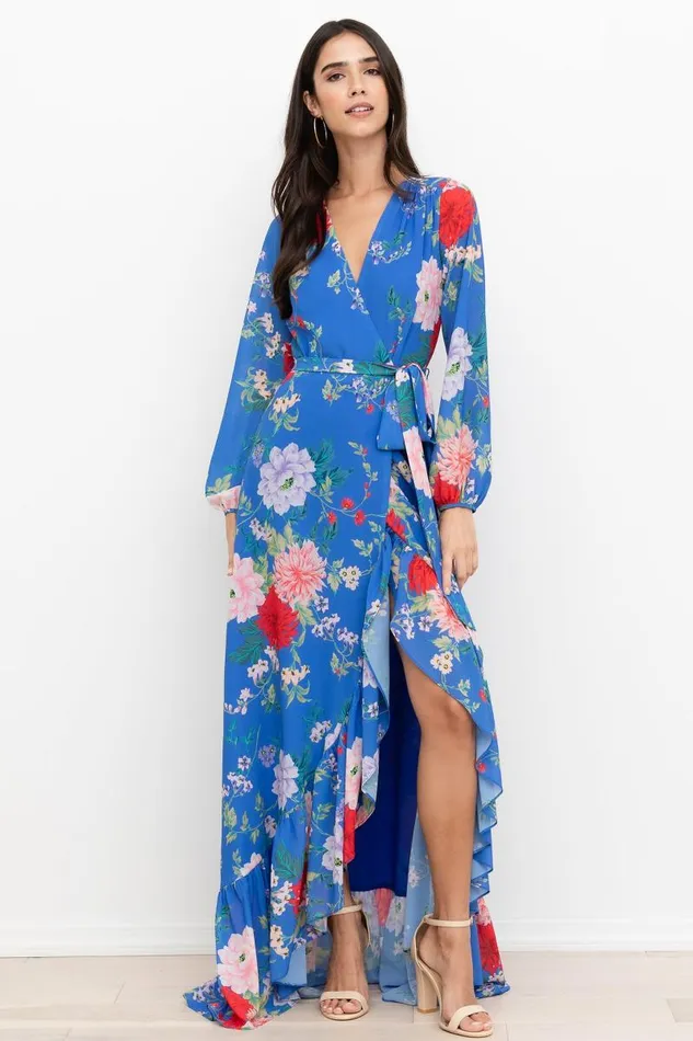 Women YUMI KIM Dresses MARIE MAXI DRESS Komodo Azure