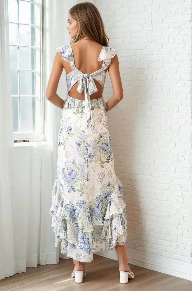 Women YUMI KIM Dresses MARZENA MAXI DRESS Serenity Ivory