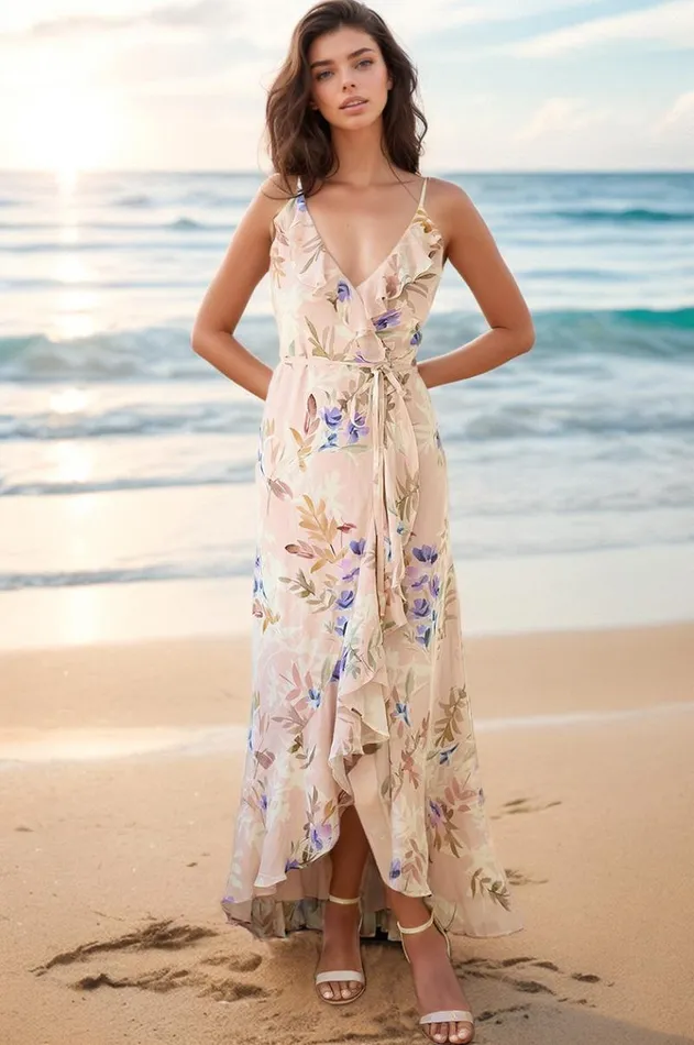 Women YUMI KIM Dresses MEADOW MAXI Sky High Sand