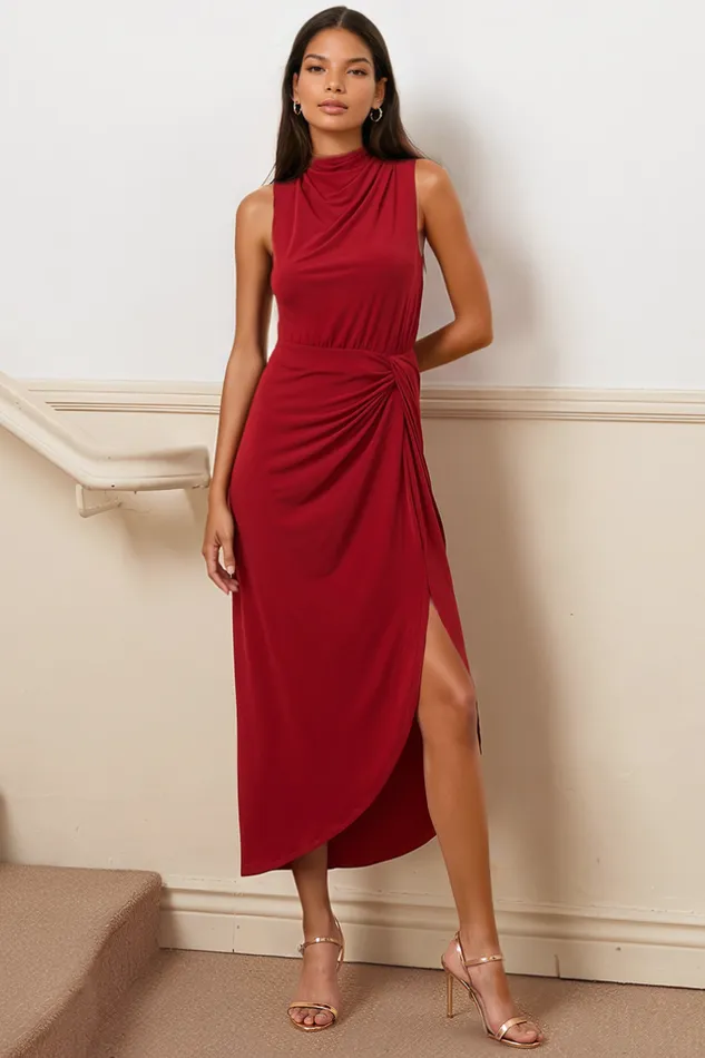 Women YUMI KIM Dresses MONTREAL DRESS Wine