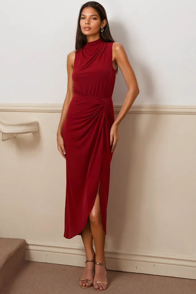 Women YUMI KIM Dresses MONTREAL DRESS Wine