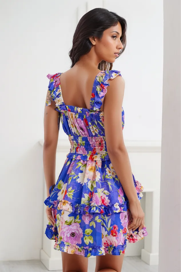 Women YUMI KIM Dresses SARAH DRESS Miami Magic Royal