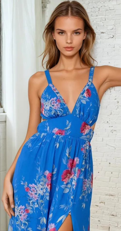 Women YUMI KIM Dresses TRACEY DRESS Its Magic Blue
