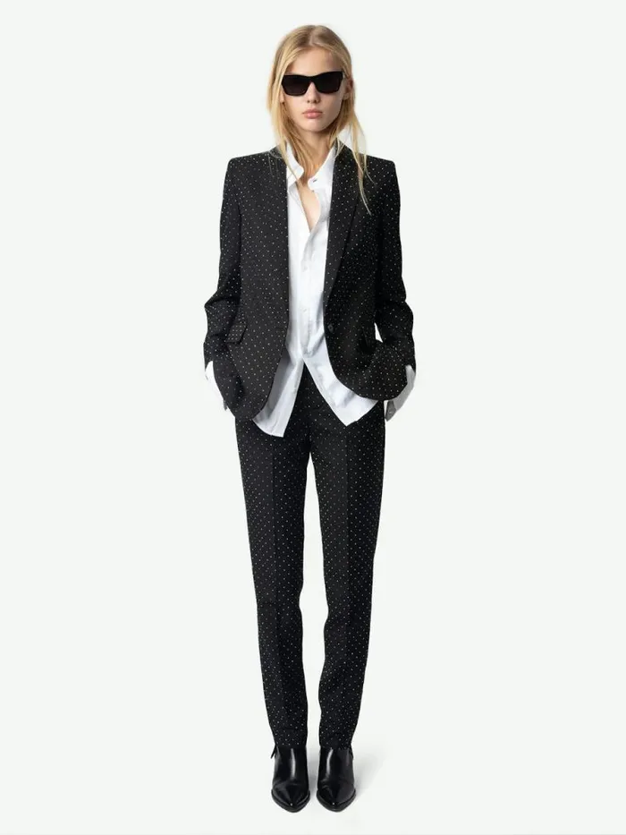 Women Zadig and Voltaire Jackets and Coats Valse Blazer Black Women Zadig and Voltaire Jackets and Coats Valse Blazer Black