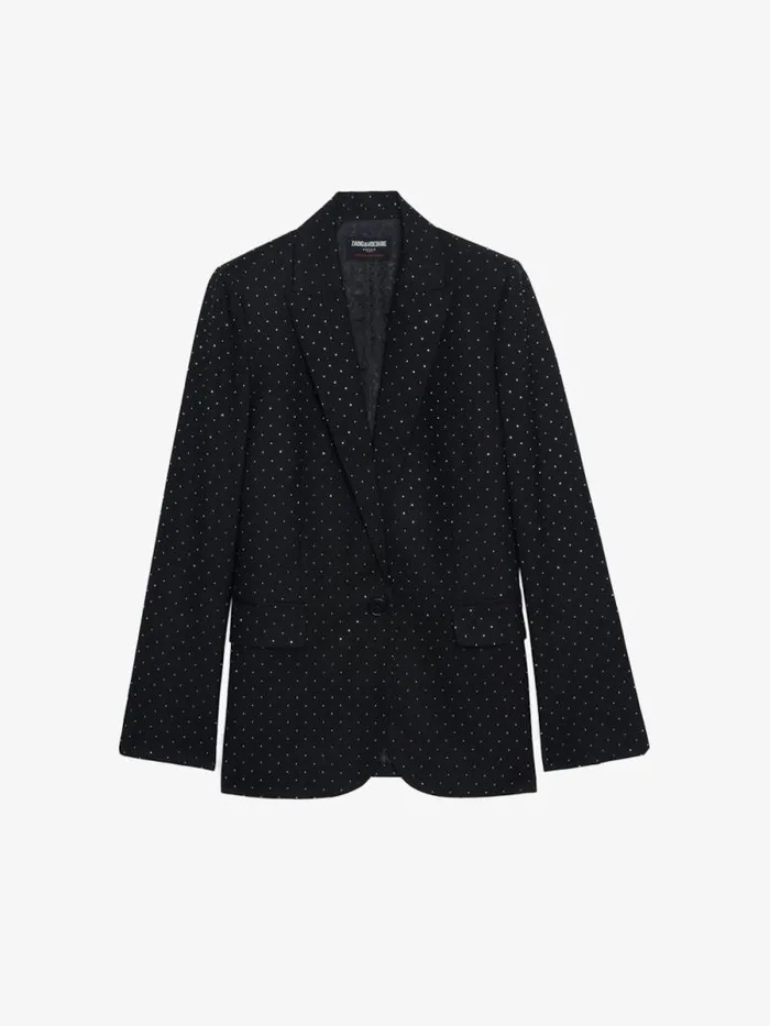Women Zadig and Voltaire Jackets and Coats Valse Blazer Black Women Zadig and Voltaire Jackets and Coats Valse Blazer Black