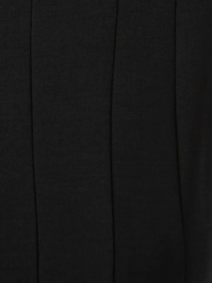 Wool DoubleFace Dress With Skaters Pleats Black Women Akris Dresses