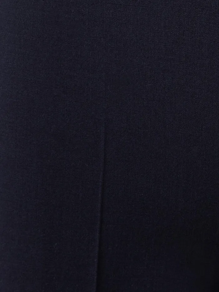 Wool DoubleFace Pants With Slim Leg Navy Women Akris Pants